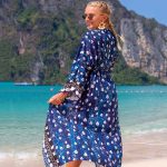 Kimono Azul Marino Mujer 3
