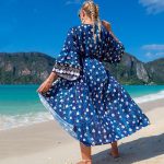 Kimono Azul Marino Mujer 4