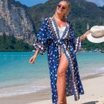 Kimono Azul Marino Mujer 7