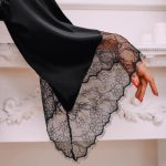 Kimono Mujer Largo Negro 3